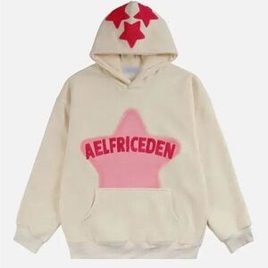 Aelfric Eden Hoodie with Pink Star Graphic